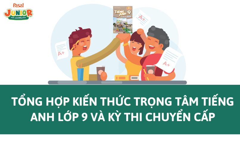 Tổng hợp kiến thức trọng tâm tiếng Anh lớp 9 và kỳ thi chuyển cấp